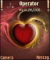 Тема 3d Heart Love