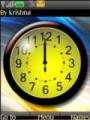 Тема Yellow Analog Clock