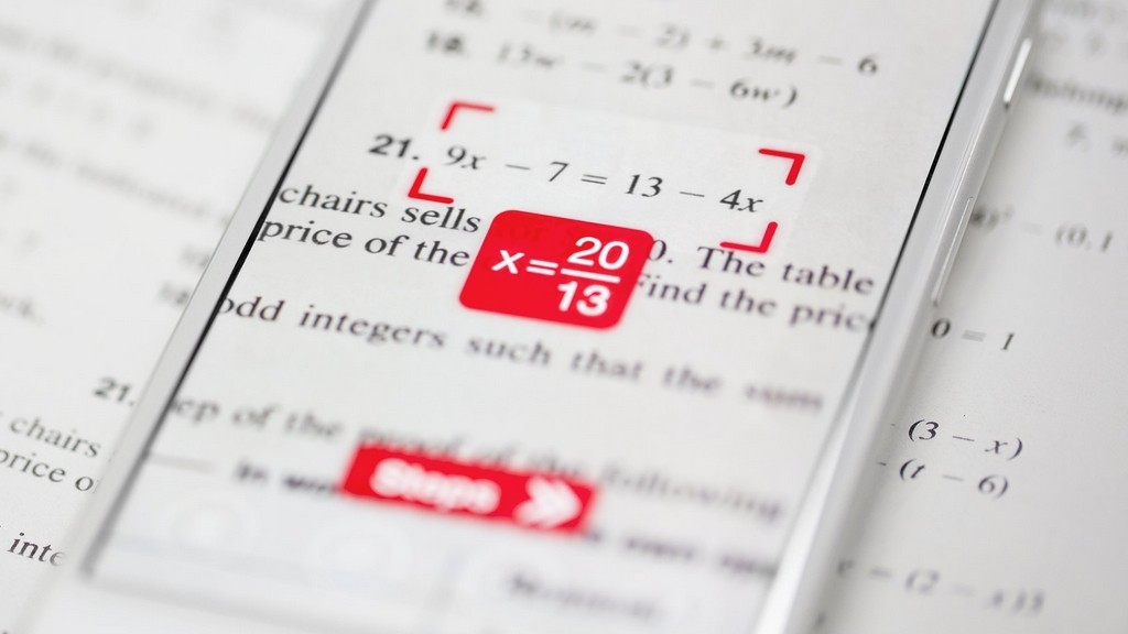 Решение уравнений прямо с камеры в Photomath уже на Android