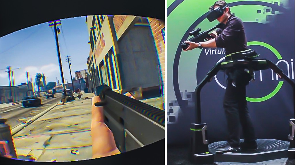 Тесты виртуальной реальности будущего на GTA 5