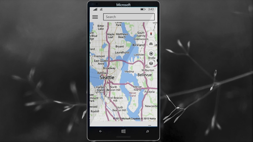«Карты» в виде «Universal App» на Windows 10