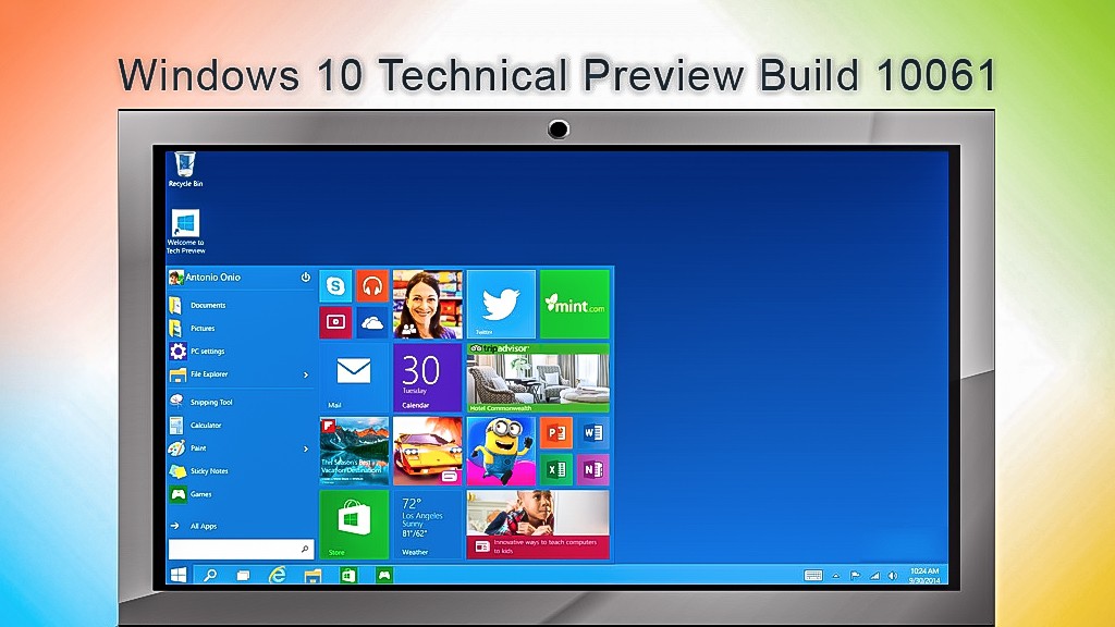 Вышла Windows 10 TP 10061 для планшетов и ПК