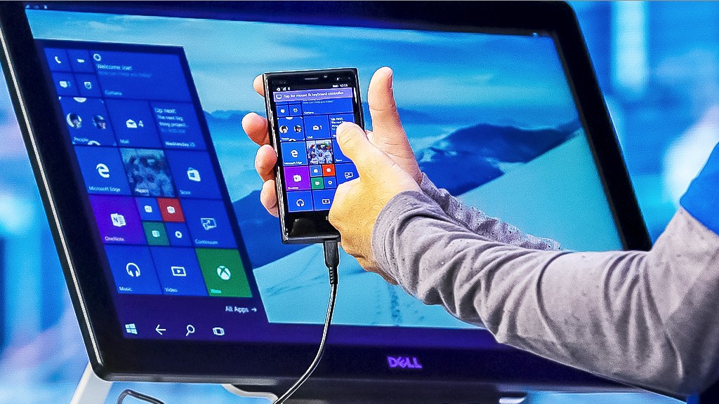 С Microsoft Continuum телефон — это компьютер