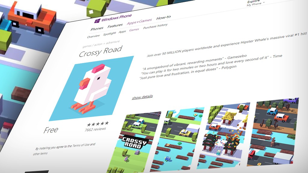 Хит Crossy Road теперь и на Windows