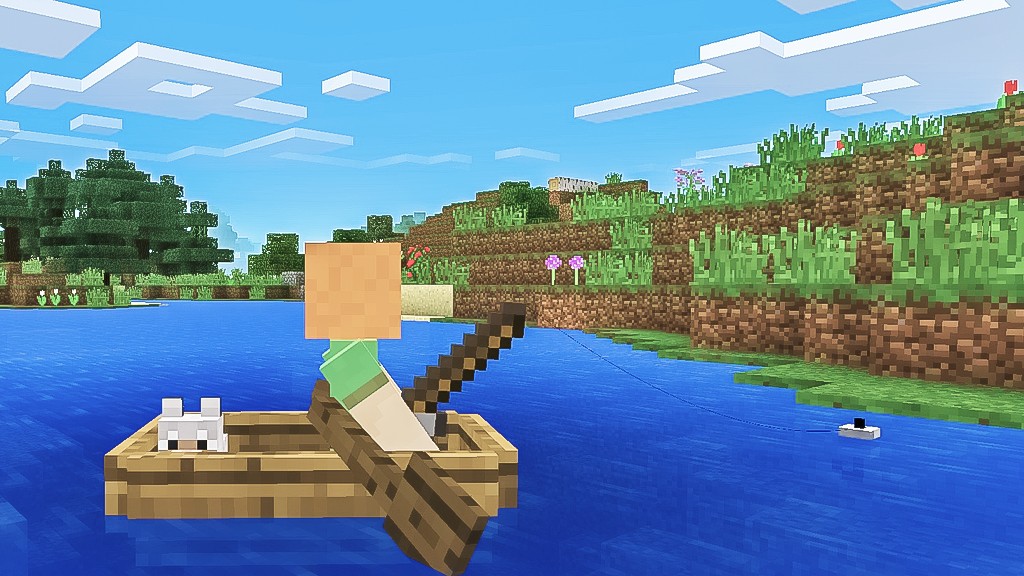 В карманном Minecraft появилась морская рыбалка