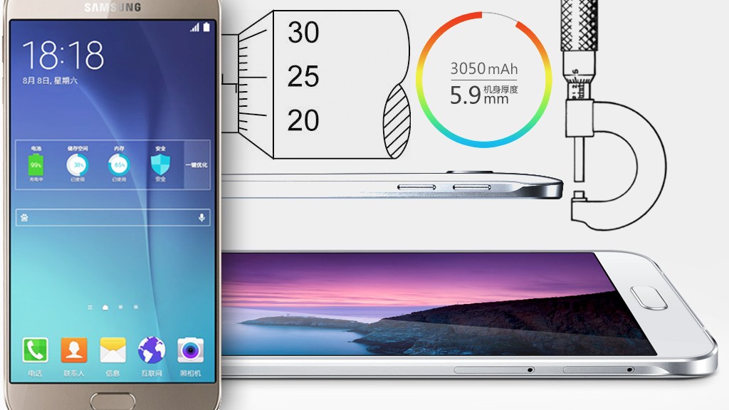 Анонс GALAXY A8 — у Samsung ничего тоньше нет