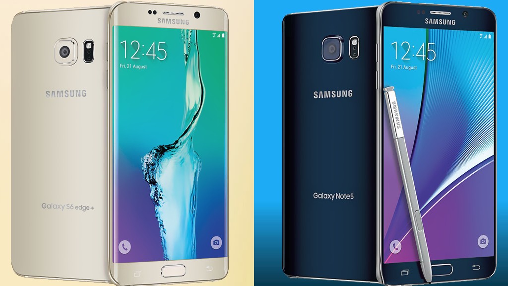 Samsung анонсировала Galaxy Note 5 и новый Edge+