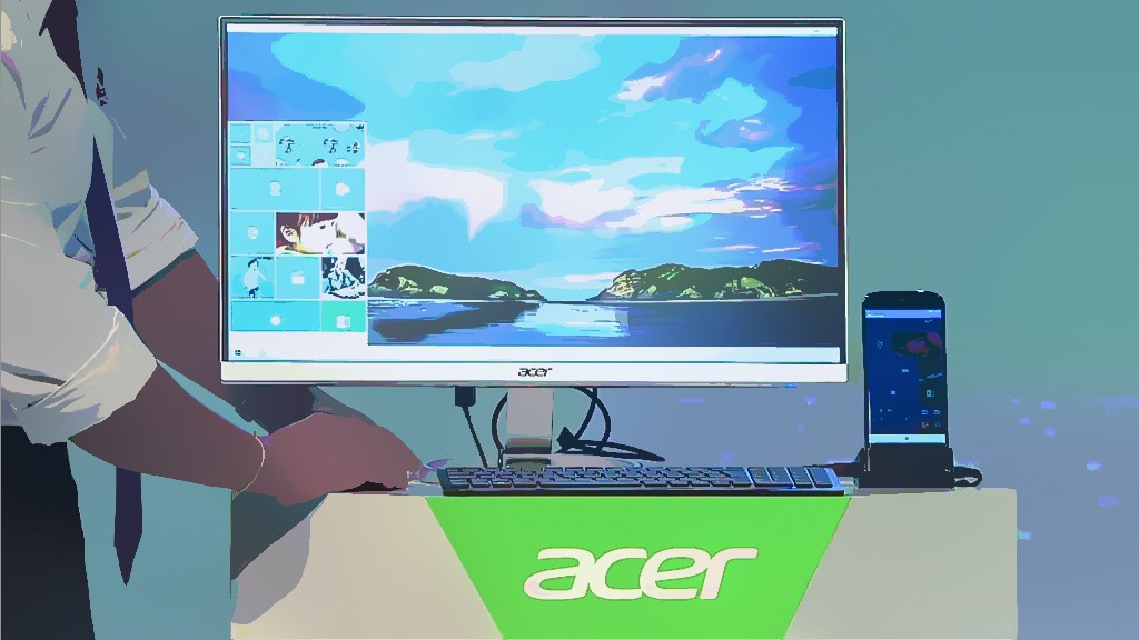 Acer первой представила смартфон на Windows 10