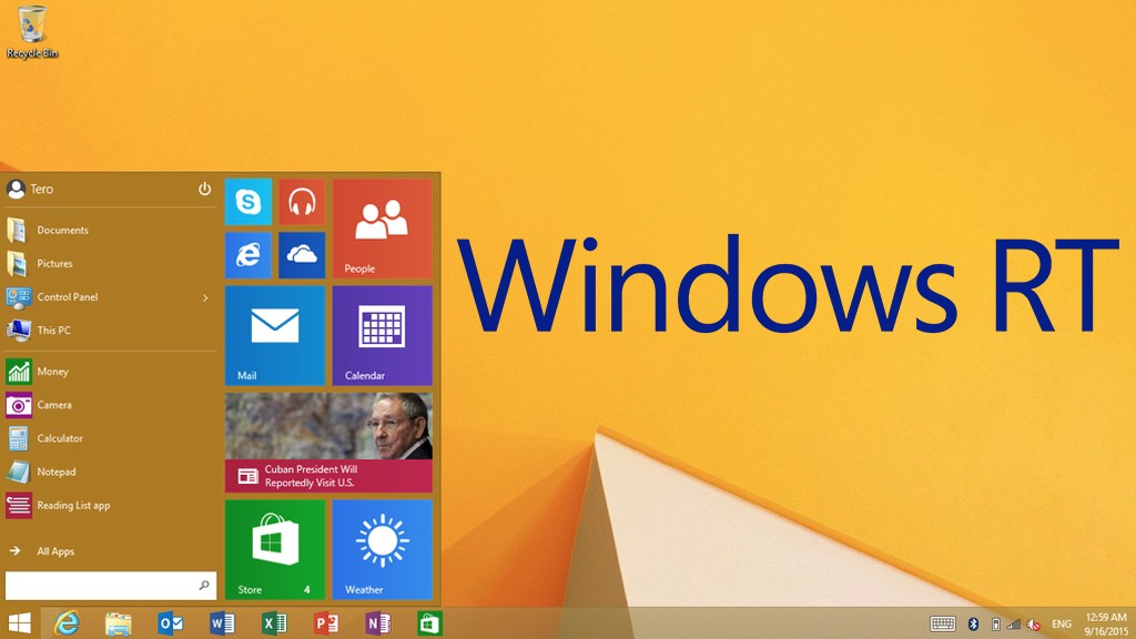 Microsoft изменила в Windows RT 8.1 интерфейс