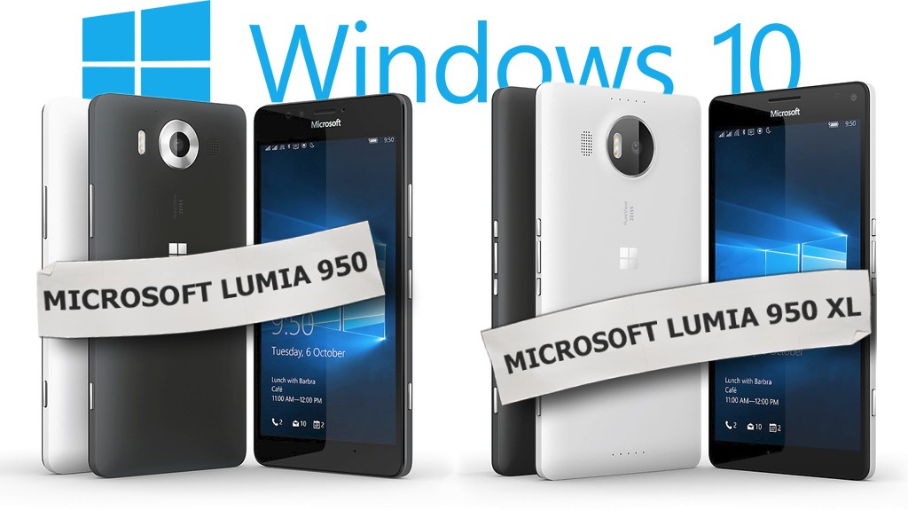 Microsoft представила свои флагманские смартфоны на базе Windows 10 Mobile — Lumia 950 и 950 XL