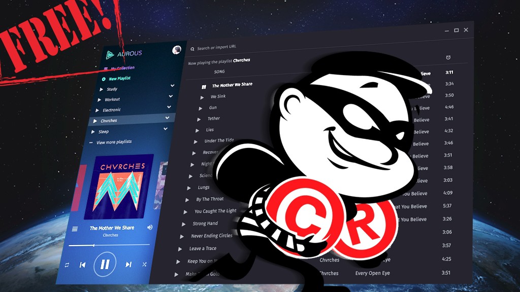 Aurous стримит через торренты всю музыку Сети