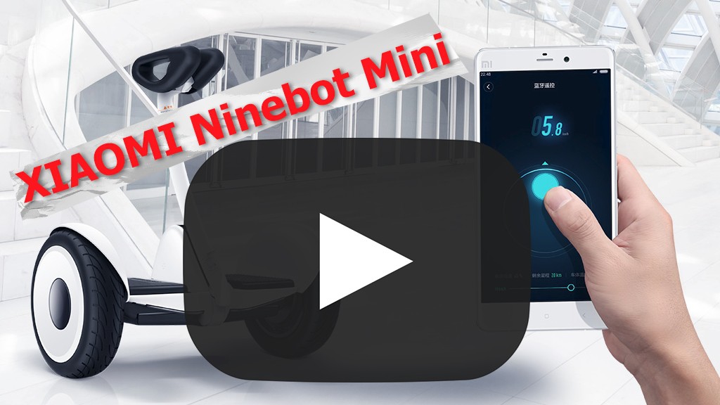 Видео сигвея Ninebot Mini от Xiaomi и фотографии