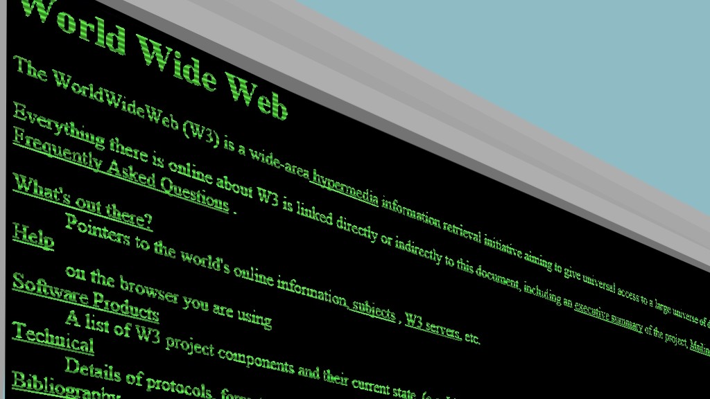 25 лет первому в мире веб-сайту. И он ужасен!