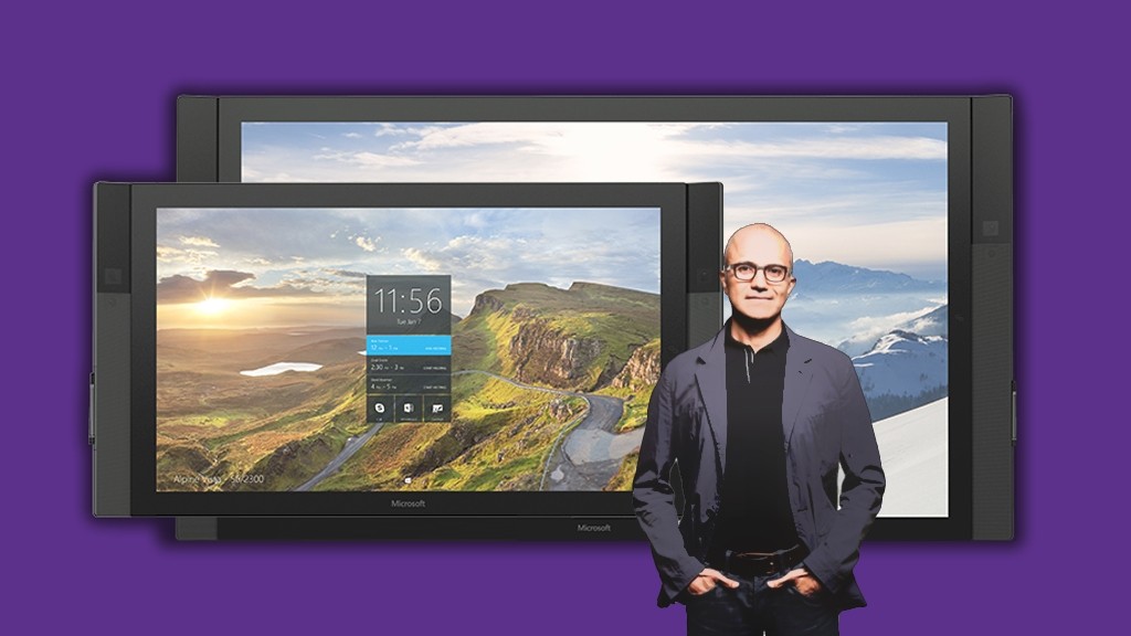 «Настенный планшет» MS Surface Hub задержится