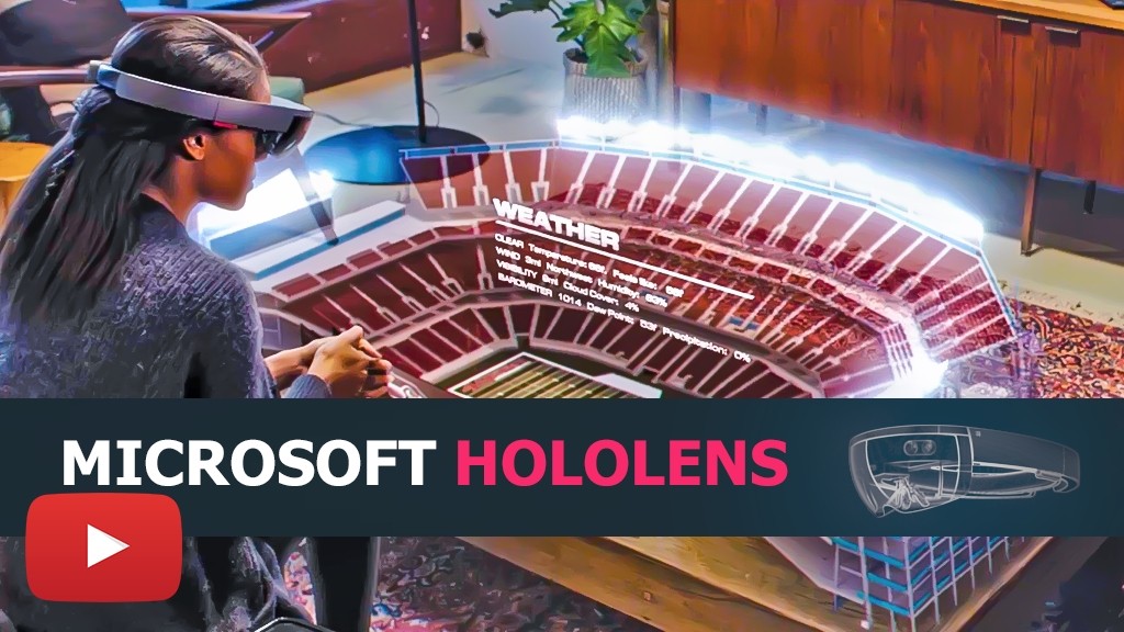 Стадион в гостиной: Microsoft HoloLens может всё! Видео