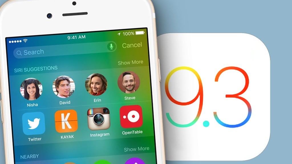 Старая версия ios. Версия 9 (IOS 9) → 2015.