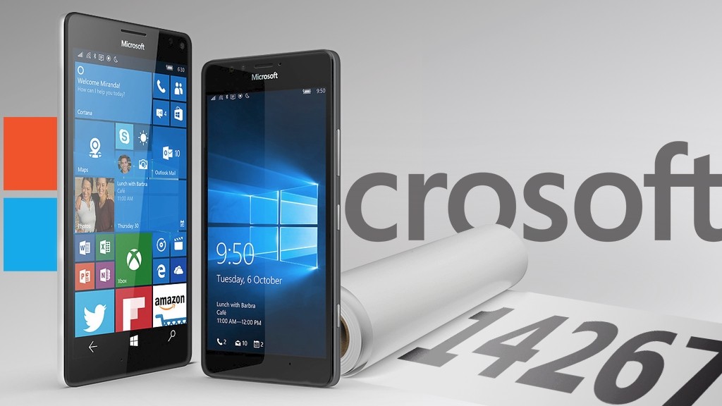Windows 10 Mobile обновилась до версии 14267