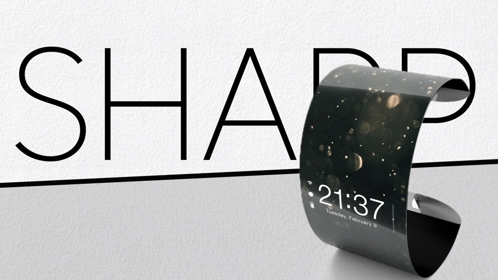 Ещё один гибкий экран. На этот раз OLED от Sharp