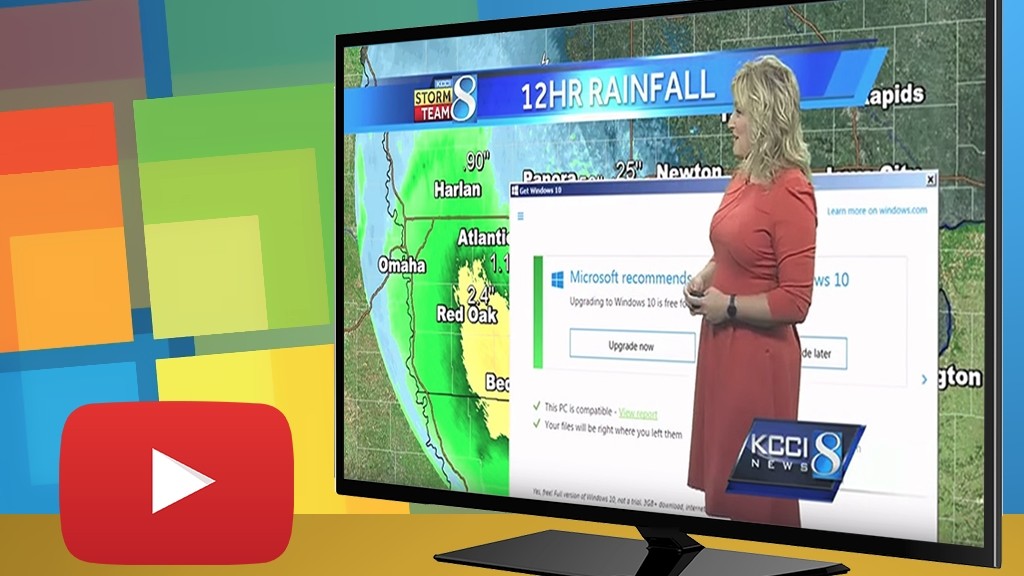 Microsoft навязывает Windows 10 даже в ТВ-эфире