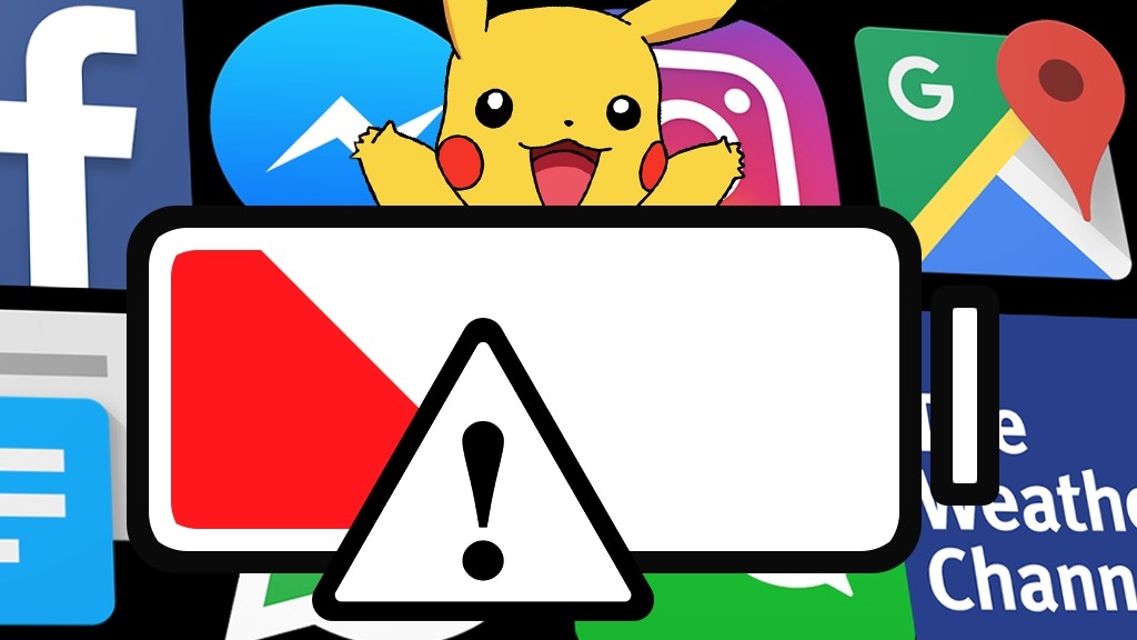 10 приложений + Pokemon GO, которые жрут заряд 