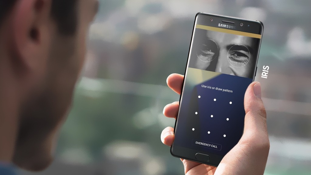 Samsung продолжит применять сканеры глаз