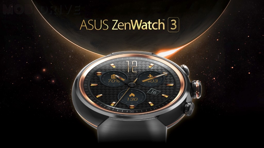 ASUS представила ZenWatch 3. Стильные, круглые. Видео